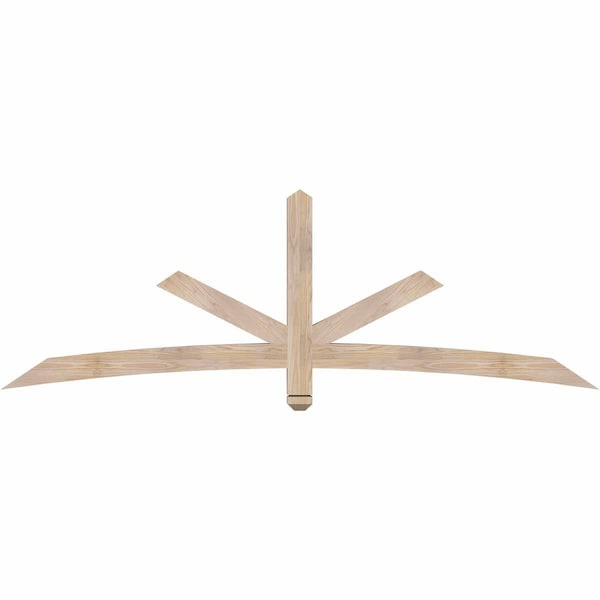 Ekena Millwork Alberta Smooth Timber Gable Bracket, Douglas Fir, 84"W x 28"H x 3 1/2"D x 3 1/2"F, 8/12 Pitch GBW084X28X0404ALB00SDF - main